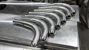 Гибка фитинга качественно со 100% повторяемостью на чпу трубогибе MASTER