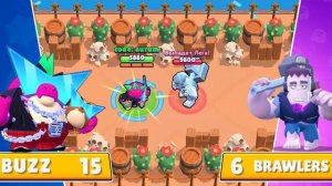 BUZZ VS ALL BRAWLERS! NEW BRAWLER!