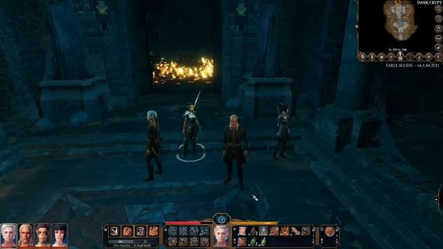 Baldur's Gate 3 Get Out of Turn Based Mode Escape from Fire Room смотреть онлайн