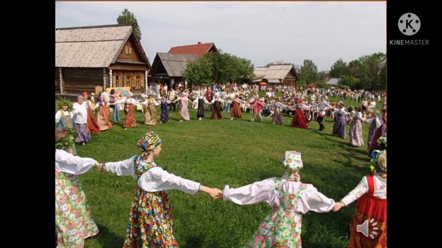 Русское народное творчество - фольклор: хоровод "Как у наших у ворот" (5 "А" класс