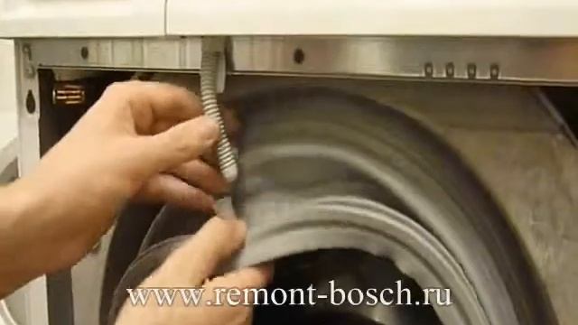 Замена уплотнительной мажеты ремонт стиральной машины Siemens