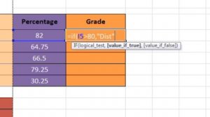 Excel Lesson -5 Mizo || Percentage , Formulae of  GRADE