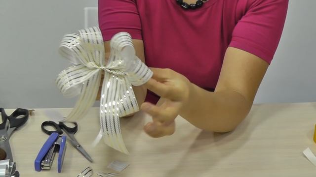 Бант для подарочной упаковки. Вариант 4 смотреть онлайн