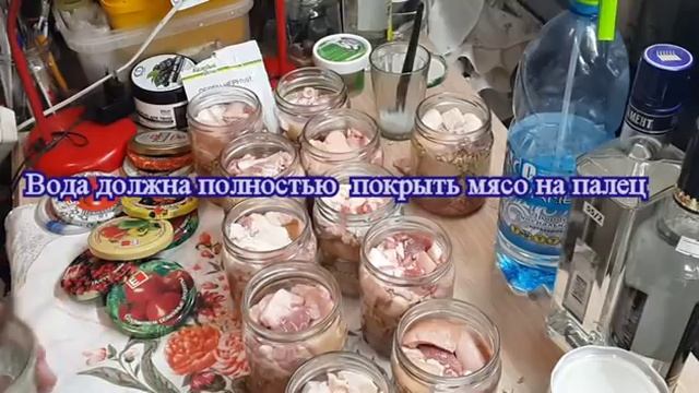 Тушёнка свиная  с перловкой в белорусском автоклаве