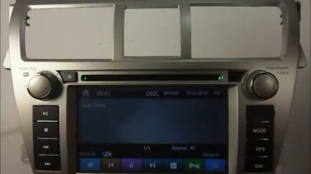 Auto DVD Player for Toyota Yaris Sedan 2007-2012 GPS navigaiton Radio Stereo Bluetooth TV смотреть онлайн