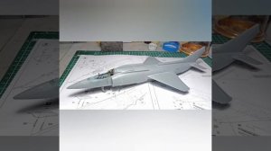 Модель Як-38 в масштабе 1/48