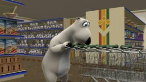 Медведь Бернард в супермаркете