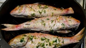 Барабулька на гриле