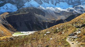 Озеро Донгуз-Орун-кёль. Приэльбрусье, гора Чегет