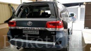 Рестайлинг Toyota Land Cruiser 200 с 2013 в 2021 год Черный #рестайлинг #lc200 #крузер200 #toyota