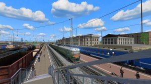 Train simulator classic ЭР-1 с поездом №6325 Тула-Орёл