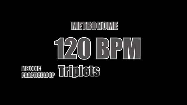 METRONOME - 120 BPM .............. Triplets смотреть онлайн
