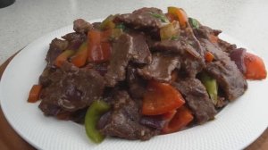 Вкусная говядина с овощами по китайски!Как сделать мягкой любую говядину!