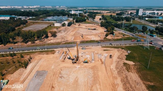 Как строится дорога с Ольшанки в Грандичи. смотреть онлайн