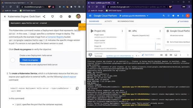 Kubernetes Engine: Qwik Start | Google Cloud Skill | Tell How смотреть онлайн
