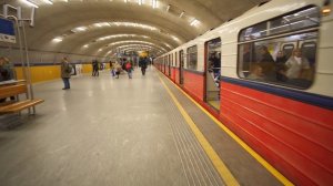 Poland, Warsaw, Metro ride from Racławicka to Wierzbno, 2X elevator