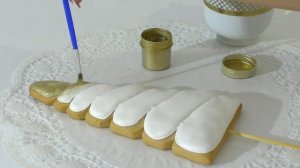 Торт ЕДИНОРОГ из крема МК Как выровнять торт кремом /// Olya Tortik Домашний Кондитер