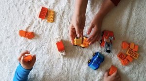 Поиграем в Лего/Duplo/Собираем машинки из LEGO/ Эвакуатор, Автомобиль, Бетономешалка,Верблюд,Лодка