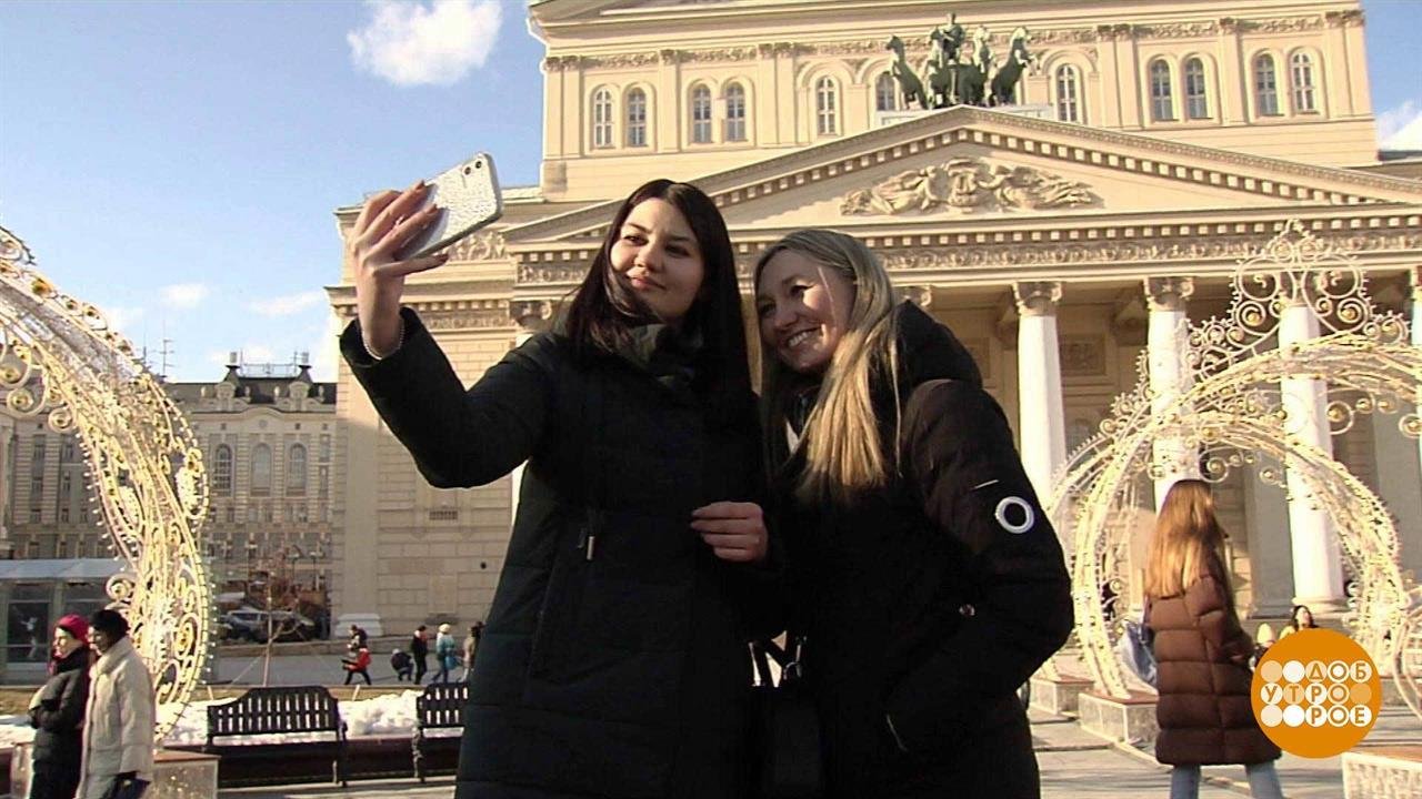 Театральная площадь. Посчитаем колонны? Доброе утро. Фрагмент выпуска от 22.03.2021