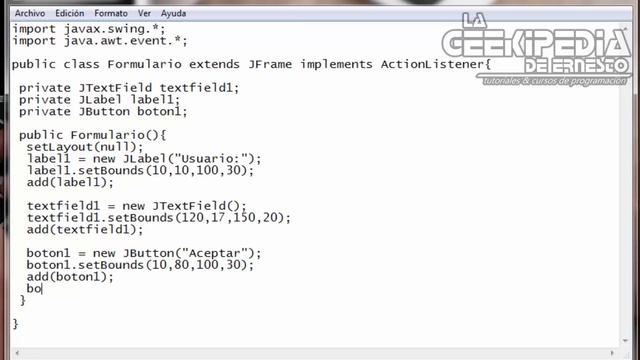 Curso Java desde cero #29 | Interfaces gráficas (Swing - JTextField) смотреть онлайн