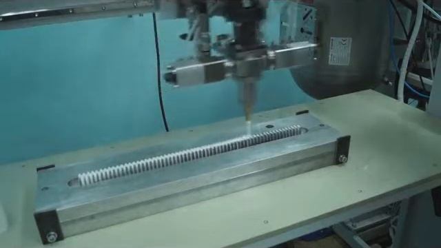 Оборудование для производства фильтров, заливка фильтрэлементов
