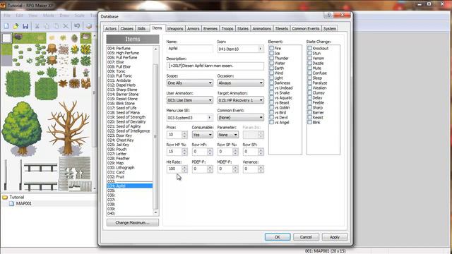 Rpg Maker XP Tutorial Database - Items смотреть онлайн