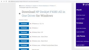 Driver HP Deskjet F4180 Windows 10/11