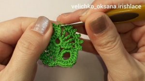 Ленточное кружево крючком.