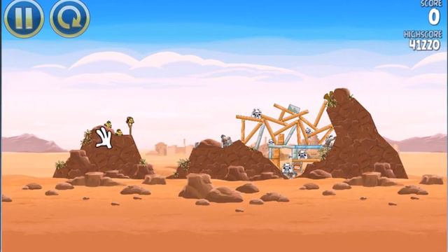 прохождение игры Angry Birds Star Wars № 3 (обожемой как же это весело) смотреть онлайн