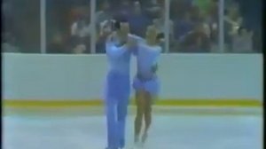 1980 Natalia Linichuk Gennadi Karponosov USSR ice dancing .Линичук  Наталья Карпоносов Геннадий ССС