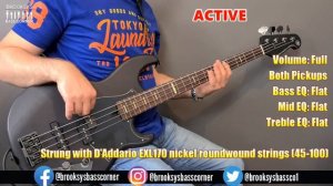 Yamaha BB734A 4-String Bass Demo