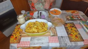 Рыба с картошкой в духовке