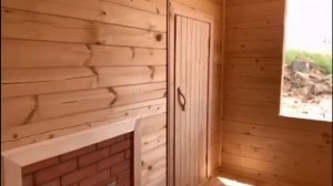 Баня из бруса под усадку | Профилированный брус