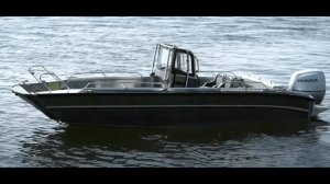Алюминиевый катер с откидной аппарелью Faster 635 CC | Уникальный рабочий катер Yachts Expert