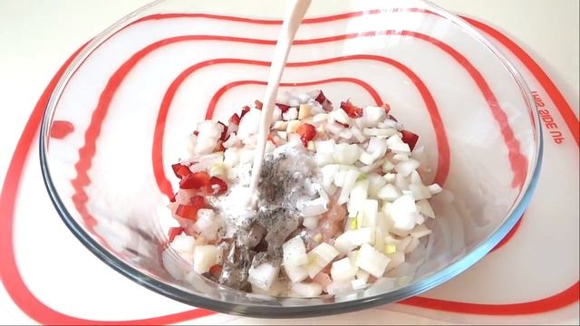 Закуска фаршированный помидор. Кулинария. Appetizer stuffed tomato. Cooking.