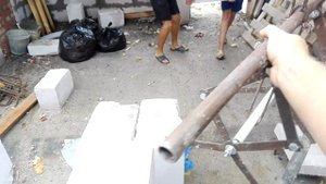 Как поднять ГАЗОБЕТОННЫЕ БЛОКИ на 2 этаж ???