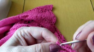 КОФТОЧКА С КРУГЛОЙ КОКЕТКОЙ КРЮЧКОМ  МК ИЗМЕНЕННОЙ СХЕМЫ.