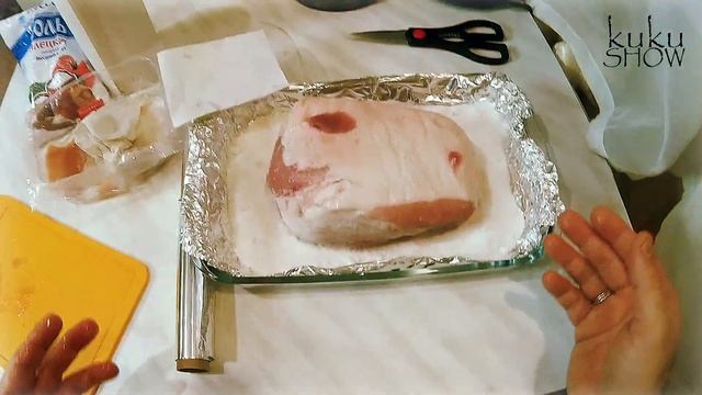 МЯСО НА СОЛЕВОЙ ПОДУШКЕ. Простой, но вкуснейший рецепт.
