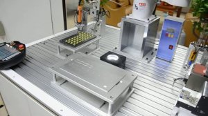 Labeling robotic machine
