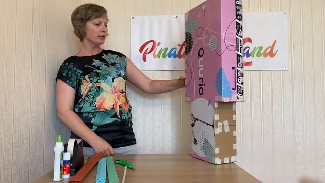 Как из Коробки сделать ПИНЬЯТУ из MINECRAFT, Steve /Пиньята своими руками/como hacer una piñata смотреть онлайн