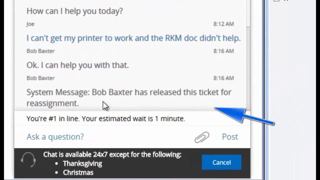 BMC Virtual Chat 9.1: Interaction between end user and live agent смотреть онлайн