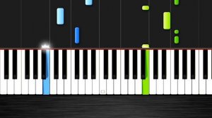 Imagine Dragons - Radioactive - EASY Piano Tutorial by PlutaX - Synthesia