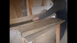 Как распилить толстую чурку на самодельной циркулярной пиле