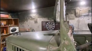 Покраска Газ 69. 2 часть.