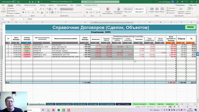 Как вести учёт продаж, выручки, поступлений урок 10