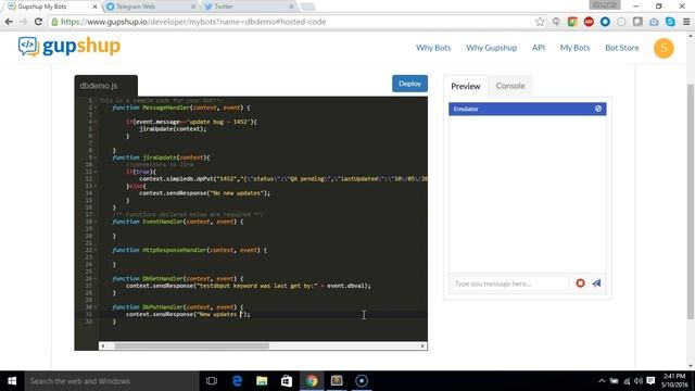 Bot Builder 4: Adding advanced persistence смотреть онлайн