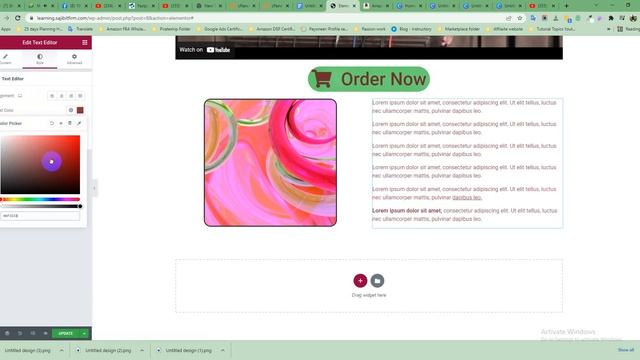 How to make a Wonderful Website using Elementor Page Builder Part#3