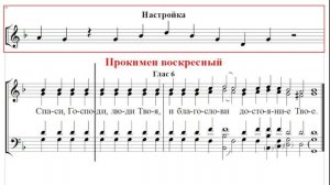 ? Прокимен воскресный, глас 6 (альт) Cпаси, Господи, люди Твоя и благослови достояние Твое