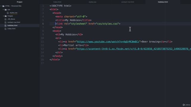Day 43 - Web Foundation - Introduction to CSS - 5 External CSS