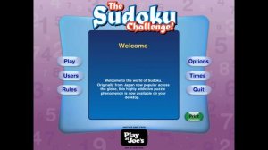 Play: Easy Difficulty Level — The Sudoku Challenge! (Windows) — Audio